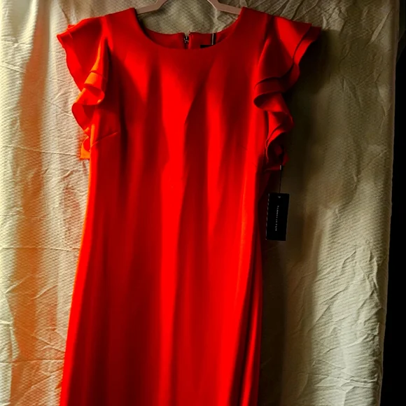 tommy hilfiger orange dress Tommy Hilfiger Orange Sleeveless Dress